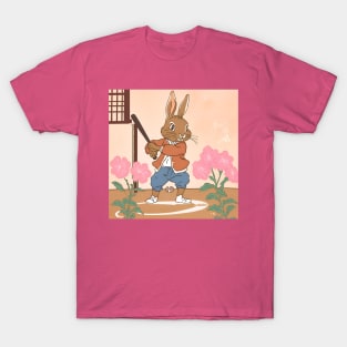 Vintage Baseball Player Since Young Rabbit Lover T-Shirt